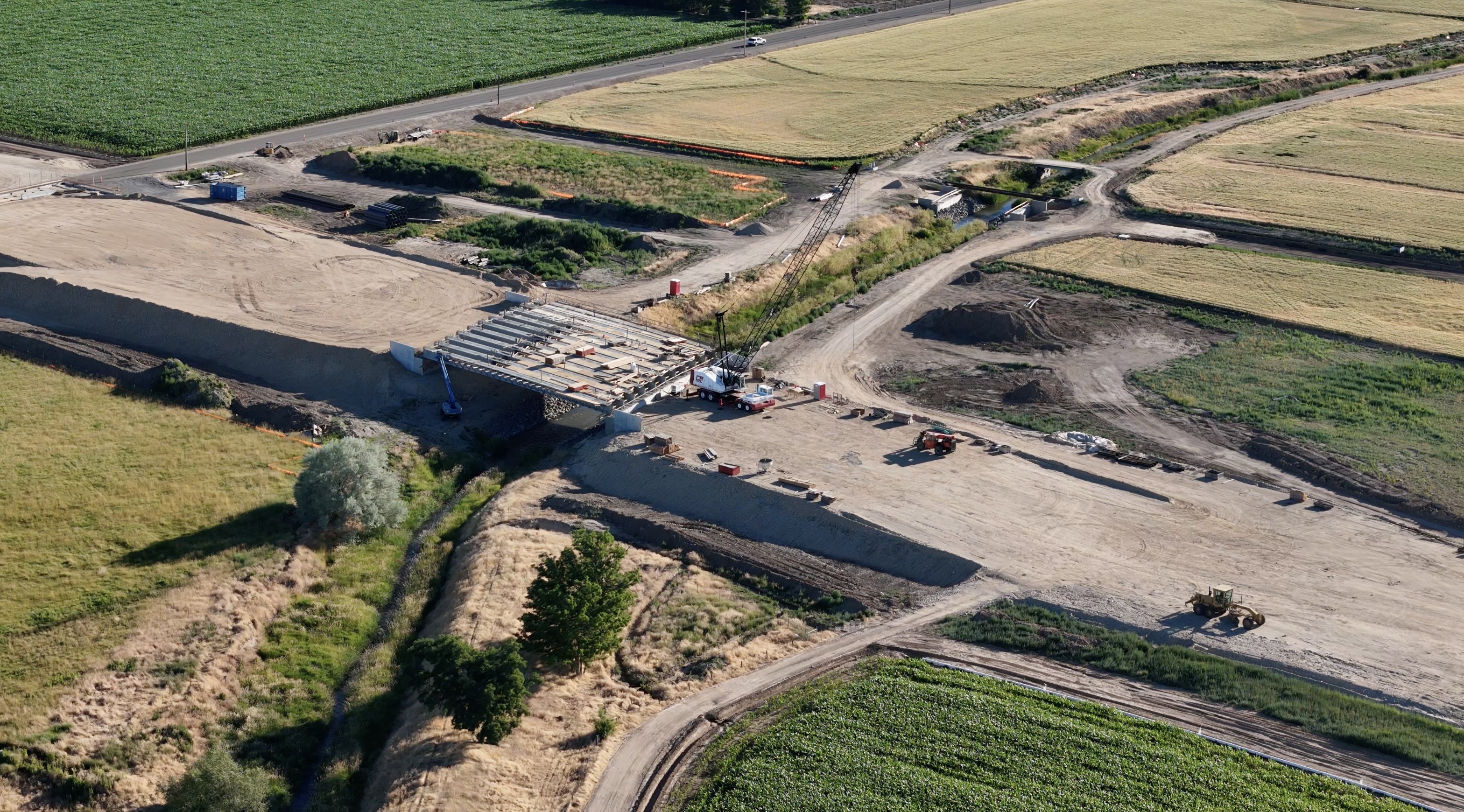 Road Construction of highway 16 in Meridian Idaho